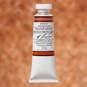 M. Graham & Co. Watercolor Paint – (0.5oz/15ml) Transparent Orange Iron Oxide