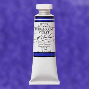 M. Graham & Co. Watercolor Paint – (0.5oz/15ml) Ultramarine Violet