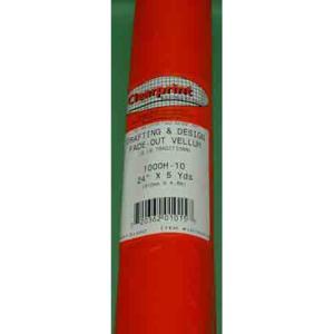 Clearprint 24 Inch X 5 Yards Fade Out Vellum Roll (10x10 Grid)