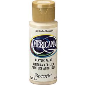 DecoArt Americana Acrylic Paint - (2oz/59ml) Light Mocha