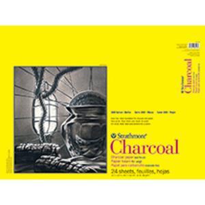 Strathmore 300 Series Charcoal Paper Pad 18" x 24" - (24 sheets, 64lb) Tape Glue Bound