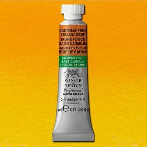 Winsor & Newton Professional Water Colour - (.17oz/5ml) Cadmium-Free Yellow Deep
