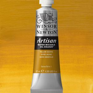 Winsor & Newton Artisan Water Mixable Oil Colour Paint - (1.25oz/37ml) Yellow Ochre