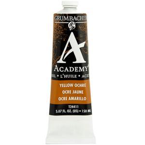 Grumbacher Academy Oil Paint - (5oz/150ml) Yellow Ochre