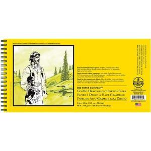 Bee Paper Co-Mo Heavyweight Sketch Paper Pad 6" x 12" - (30 Sheets, 86lb)
