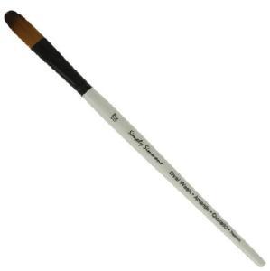 Daler Rowney Simply Simmons Mixed Media Brush - Short Handle, Synthetic Oval Mop, Size 1/2"  DR255453050