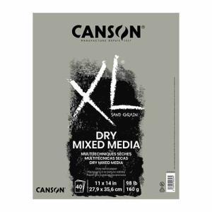 Canson XL Dry Mixed Media Grey- 11x14 (40 Sht)