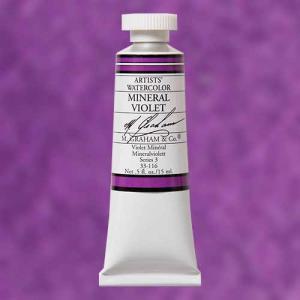 M. Graham & Co. Watercolor Paint - (0.5oz/15ml) Mineral Violet