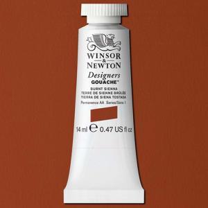 Winsor & Newton Designers Gouache  (0.47oz/14mL) Burnt Sienna