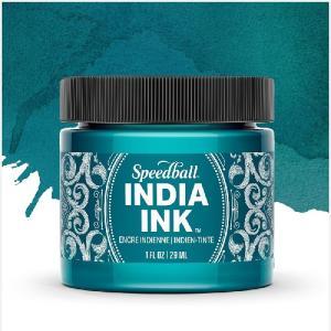 Speedball India Ink 1oz - Teal Agate 003208