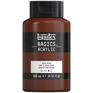 Liquitex Basics Acrylic Paint - (13.5oz/400ml) Burnt Sienna