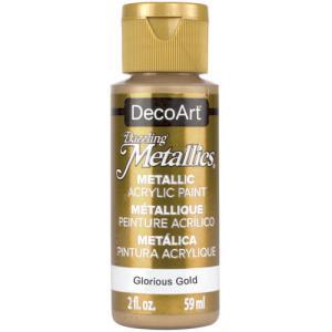 DecoArt Dazzling Metallics Acrylic Paint - (2oz/59ml) Glorious Gold