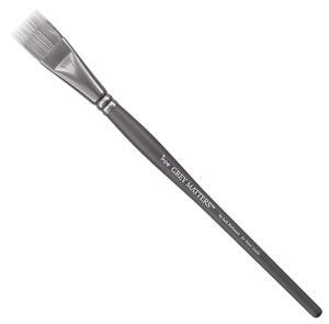 Richeson Grey Matters Brush for Watercolor - 3/4" Flat Rake