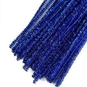 Royal Blue Chenille Tinsel Stems 12? – (100 Pack) pipe cleaners