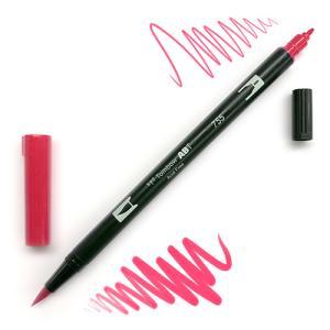 Tombow Dual Brush Pen -Rubine Red 755