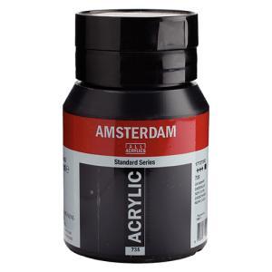 Royal Talens Amsterdam Acrylic Paint - (16.9oz/500ml) Oxide Black