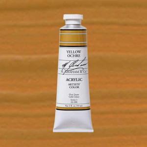 M. Graham & Co. Acrylic Paint - (2oz/60ml) Yellow Ochre