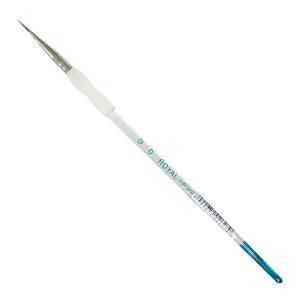 Royal Langnickel Soft-Grip Red Sable Brush - Short Handle, Round #0
