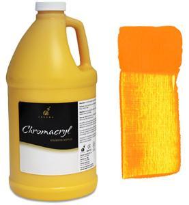 Chromacryl Acrylic Paint – 2 Liter (67.7oz)- Warm Yellow