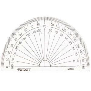 Westcott 4" 180 Degree Protractor  12925