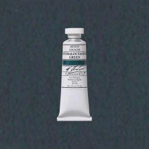 M. Graham & Co. Gouache Paint – (0.5oz/15ml) Phthalocyanine Green