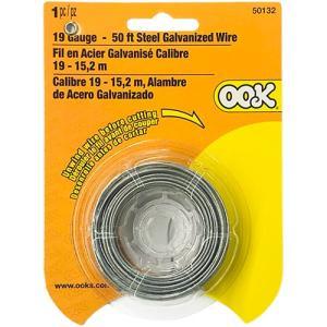 Ook Galvanized Steel Wire - (50ft), 19 Gauge