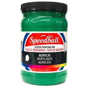Speedball Screen Printing Acrylic Ink - (32oz/946ml) Emerald Green