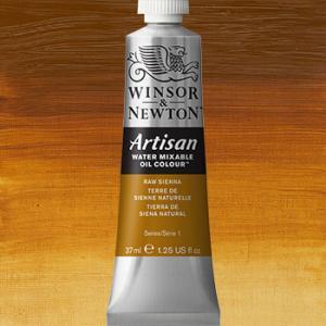 Winsor & Newton Artisan Water Mixable Oil Colour Paint - (1.25oz/37ml) Raw Sienna