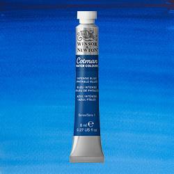 Cotman Watercolor Intense Phthalo Blue 8ml