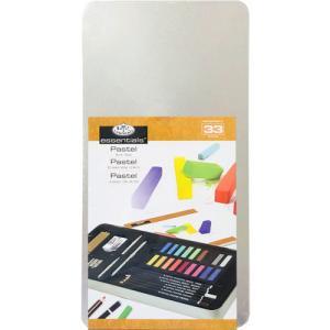 Royal Langnickel Large Essentials Tin Box Pastel Art Set - (33 Pieces) RSET-ART2406