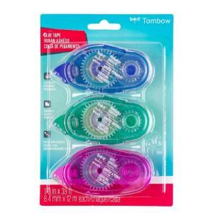Tombow Mono Adhesive Glue Tape Applicators Assorted 3-Pack