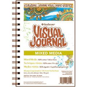 Strathmore Mixed Media Visual Journal (460) 5.5" x 8" - (34 Sheets, 90lb) Wire Bound
