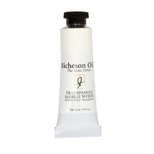 Richeson Shiva Series Oil Paint - (1.25oz/37ml) Transparent Marble White