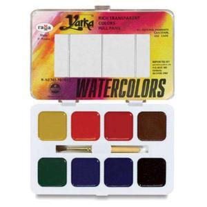 Yarka Watercolor Set with Brush - (8 Colors)