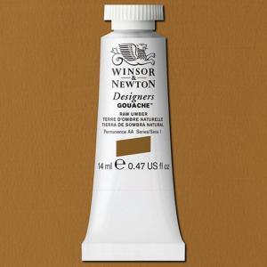 Winsor & Newton Designers Gouache  (0.47oz/14mL) Raw Umber
