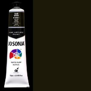 Chroma's Jo Sonja Fine Artists' Acrylic Paint - (2.5oz/75ml) Olive Green  600