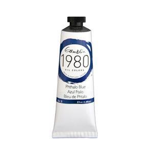 Gamblin 1980 Oil Colors – (1.25oz/37ml) Phthalo Blue