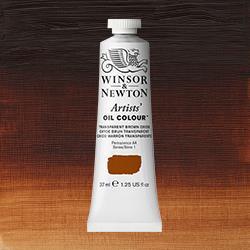 Winsor & Newton Artists' Oil Colour Paint - (1.25oz/37ml) Transparent Brown Oxide