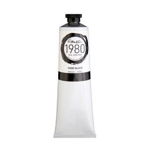 Gamblin 1980 Oil Colors – (5.07oz/150ml) Ivory Black