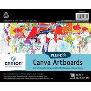 Canson Plein Air Canva Artboard Pad 8" x 10" - (10 Sheets)