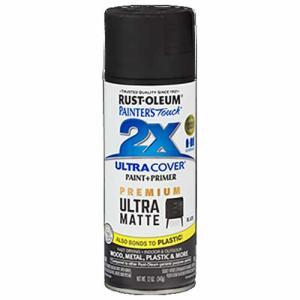 2x Ultra Cover 12oz Matte Spray- Black