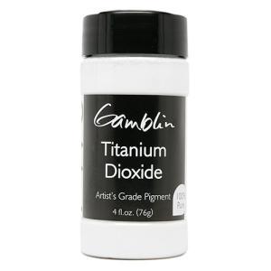 Gamblin Dry Pigment - (4fl oz/47g) Titanium Dioxide