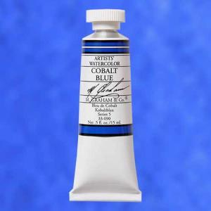 M. Graham & Co. Watercolor Paint – (0.5oz/15ml) Cobalt Blue