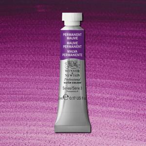 Winsor & Newton Professional Water Colour – (.17oz/5ml) Permanent Mauve
