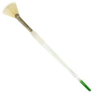 Royal Langnickel Soft-Grip Hog Bristle Brush - Short Handle, Fan #6