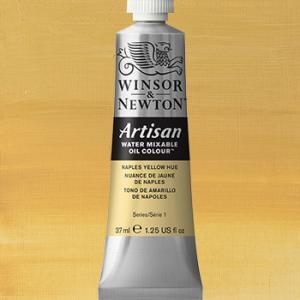 Winsor & Newton Artisan Water Mixable Oil Colour Paint - (1.25oz/37ml) Naples Yellow Hue
