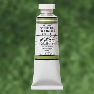 M. Graham & Co. Watercolor Paint – (0.5oz/15ml) Hookers Green