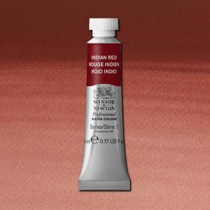 Winsor & Newton Professional Water Colour – (.17oz/5ml) Indian Red
