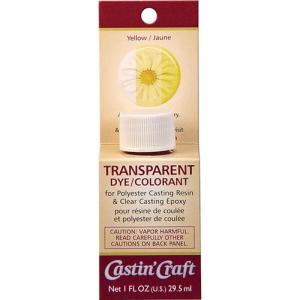 Castin' Craft Resin Dye/Colorant - (1oz/29.5ml) Transparent Yellow