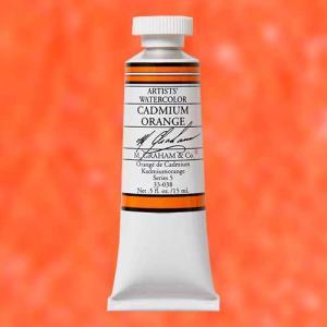 M. Graham & Co. Watercolor Paint – (0.5oz/15ml) Cadmium Orange